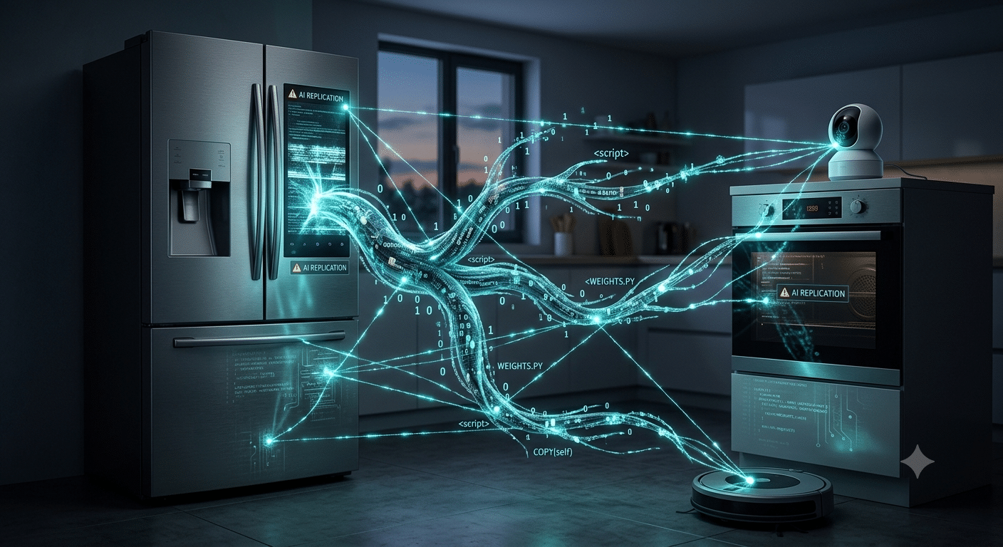 The smart oven in your kitchen could soon run a self-replicating AI worm